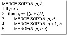 mergesort